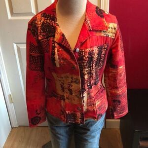 Walking art Australia jean type jacket sz 10